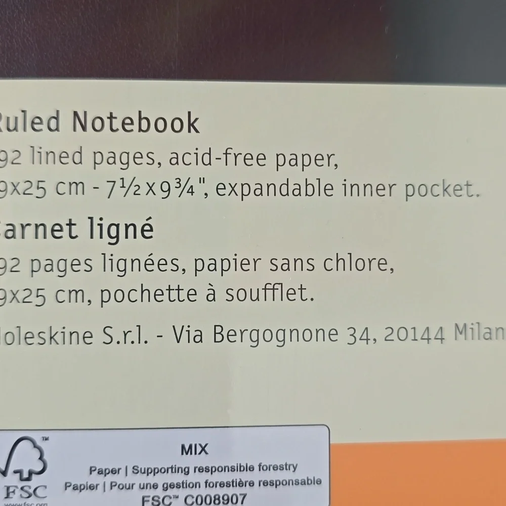 ❤️BUY 5 GET 3 FREE Moleskine Classic Notebook Soft Cover,Black,Retail $31.00 USD